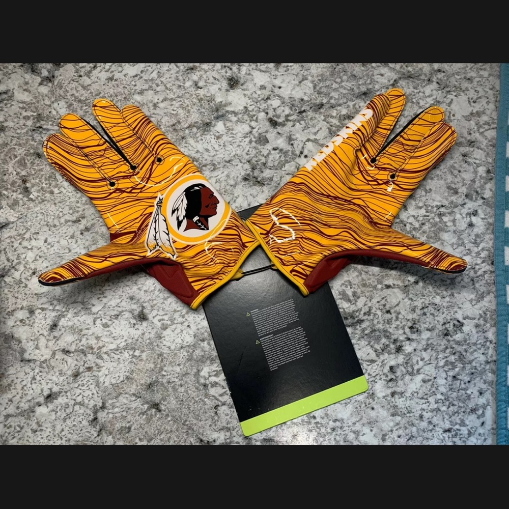 Size 2XL Nike Washington Redskins Vapor Jet 5.0 Receiver Gloves - NEW